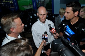 Florida Governor Rick Scott at Back to School Bash in Orlando Florida Governor Rick Scott at Back to School Bash in Orlando