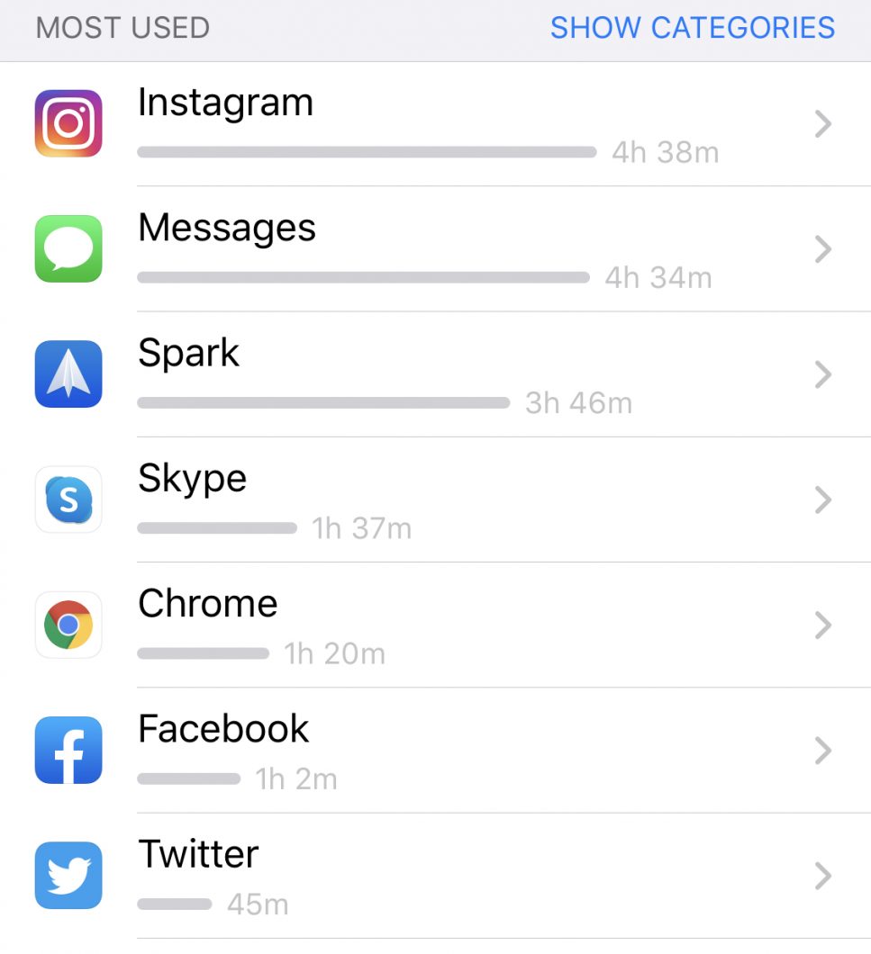 How to check what apps you use